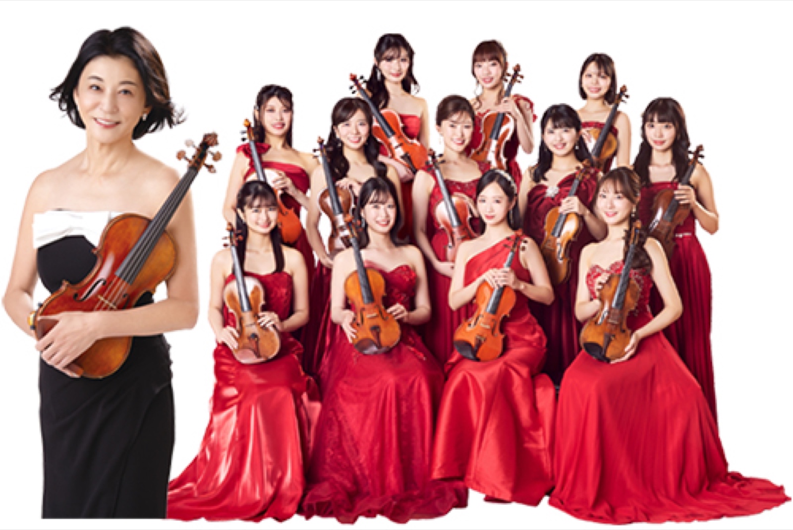 高嶋ちさ子 12人のヴァイオリニスト 主催者掲載の公演紹介写真