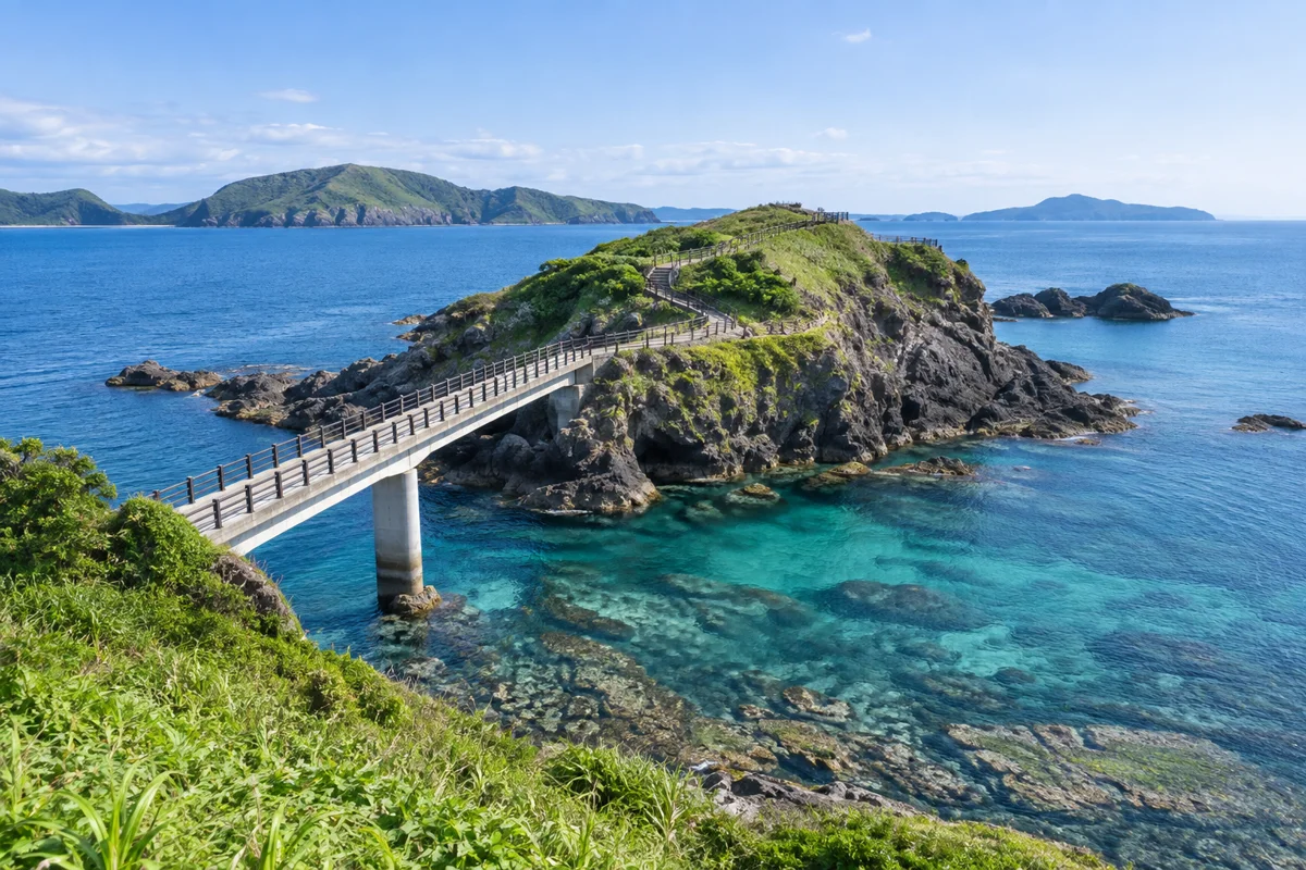島津島をテーマにしたAI生成イメージ