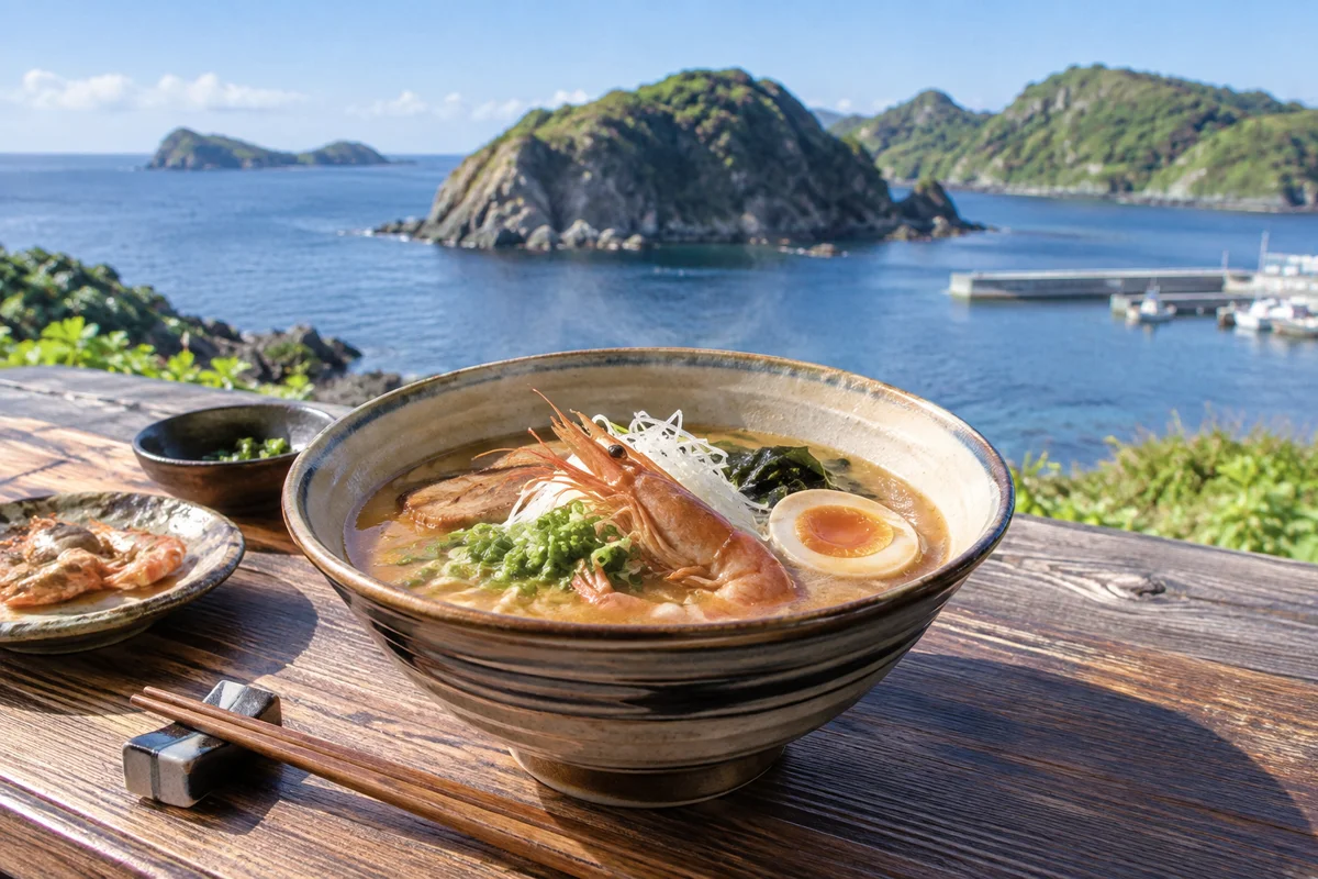 ちぶり島 海の家をテーマにしたAI生成イメージ