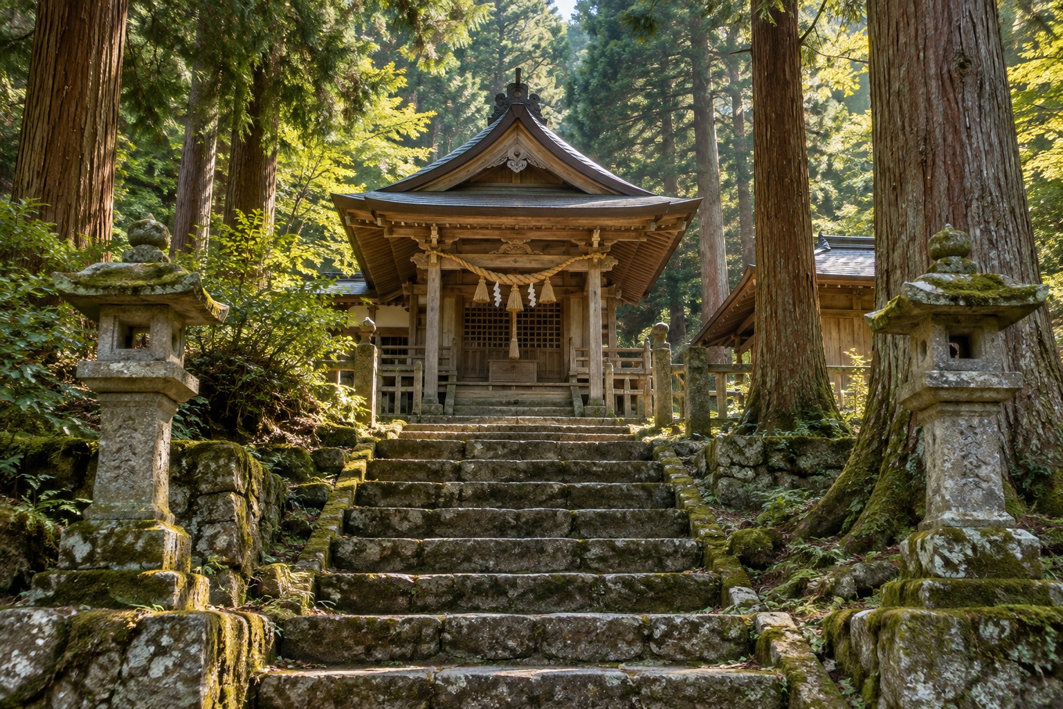 金持神社をテーマにしたAI生成イメージ