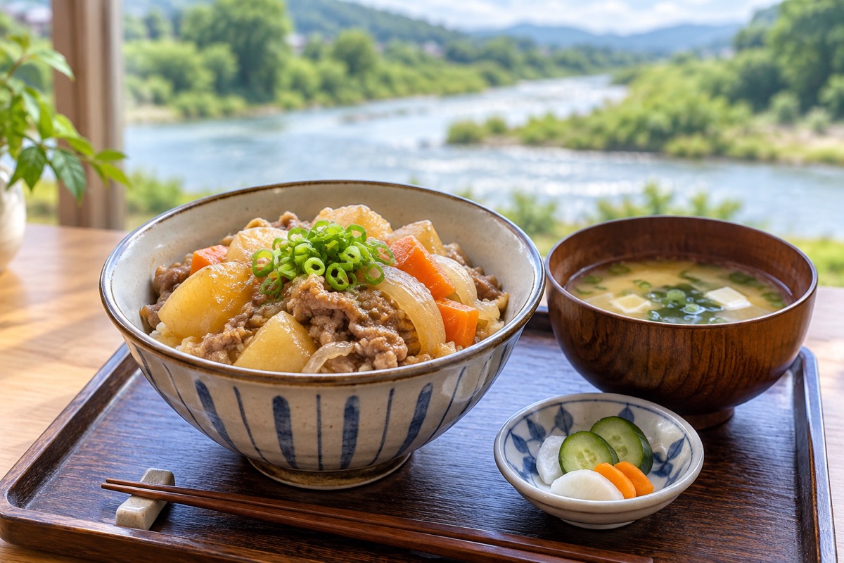 リバーサイドひの レストランをテーマにしたAI生成イメージ