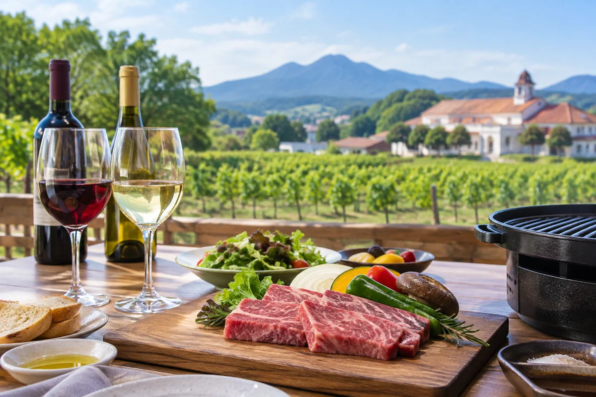 AI-generated illustration inspired by Shimane Winery