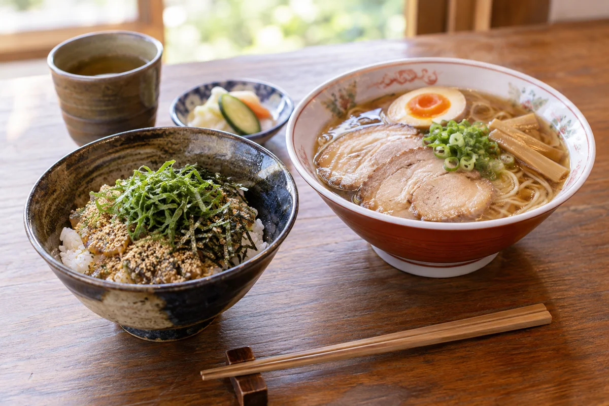 川本食堂をテーマにしたAI生成イメージ