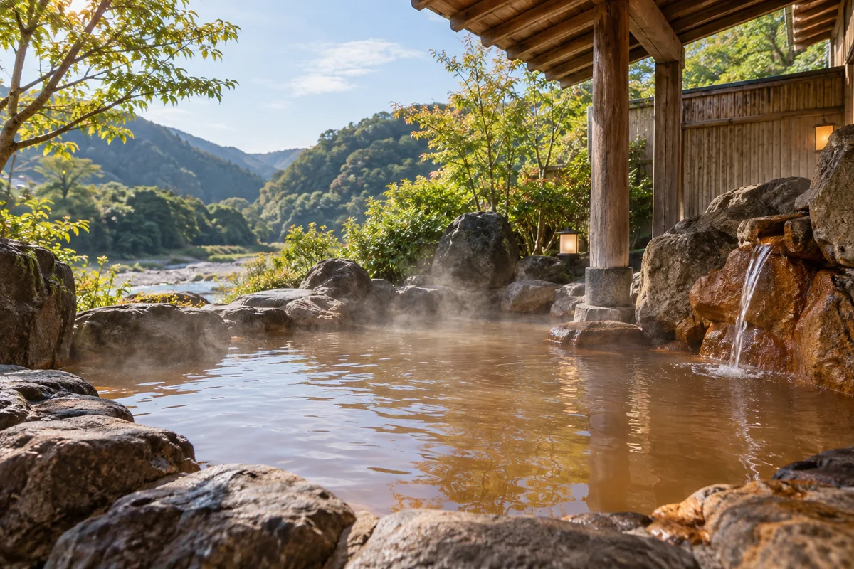 多田温泉 白龍館をテーマにしたAI生成イメージ