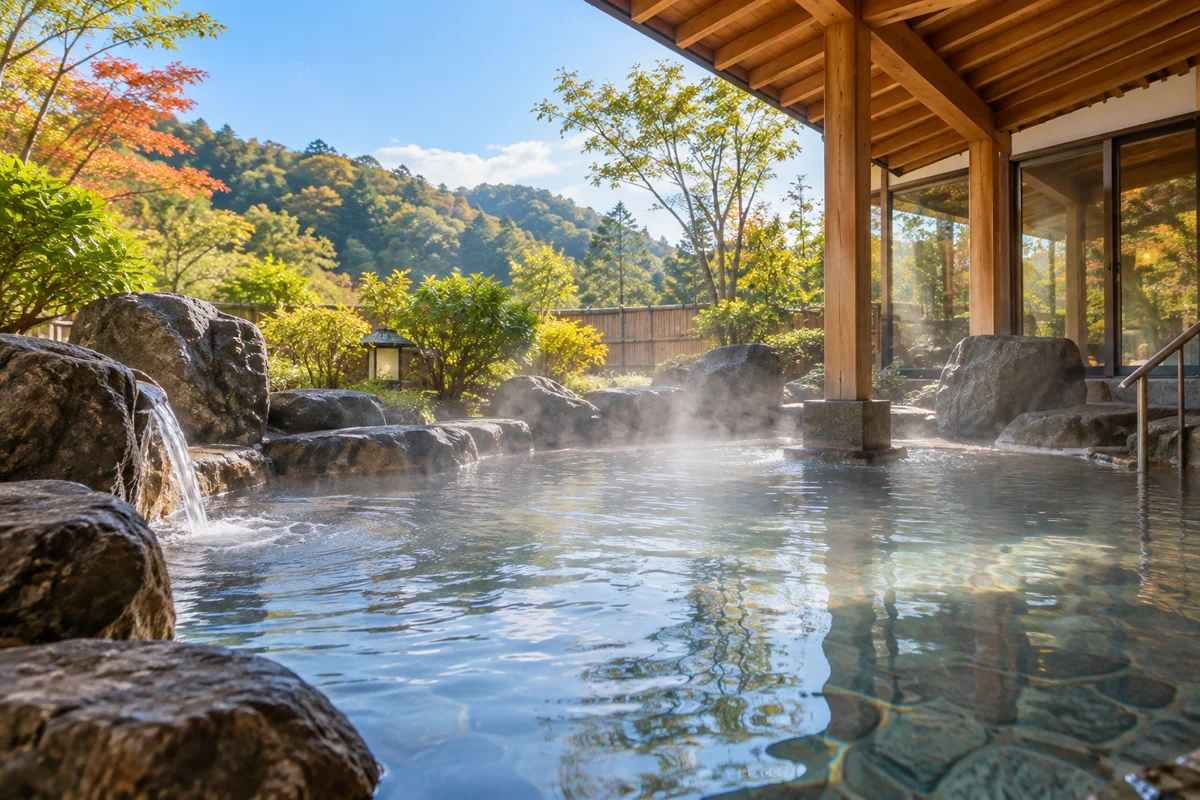 きまち温泉 大森の湯をテーマにしたAI生成イメージ
