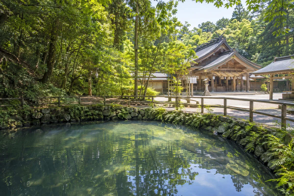 八重垣神社をテーマにしたAI生成イメージ
