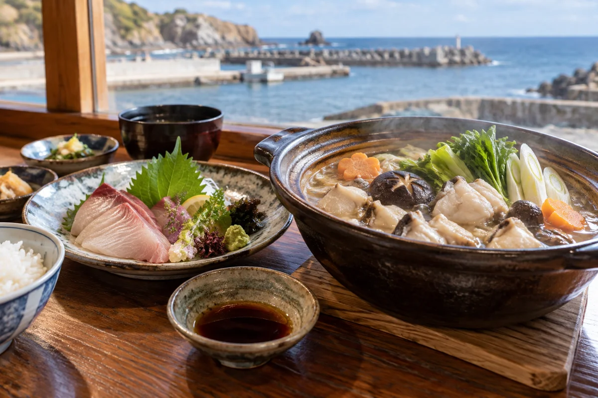 おさかな処料理 かめやをテーマにしたAI生成イメージ