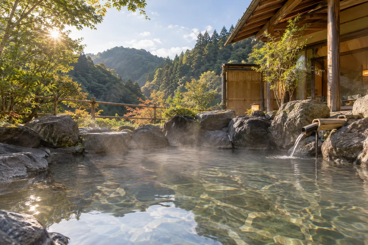 湯迫温泉をテーマにしたAI生成イメージ