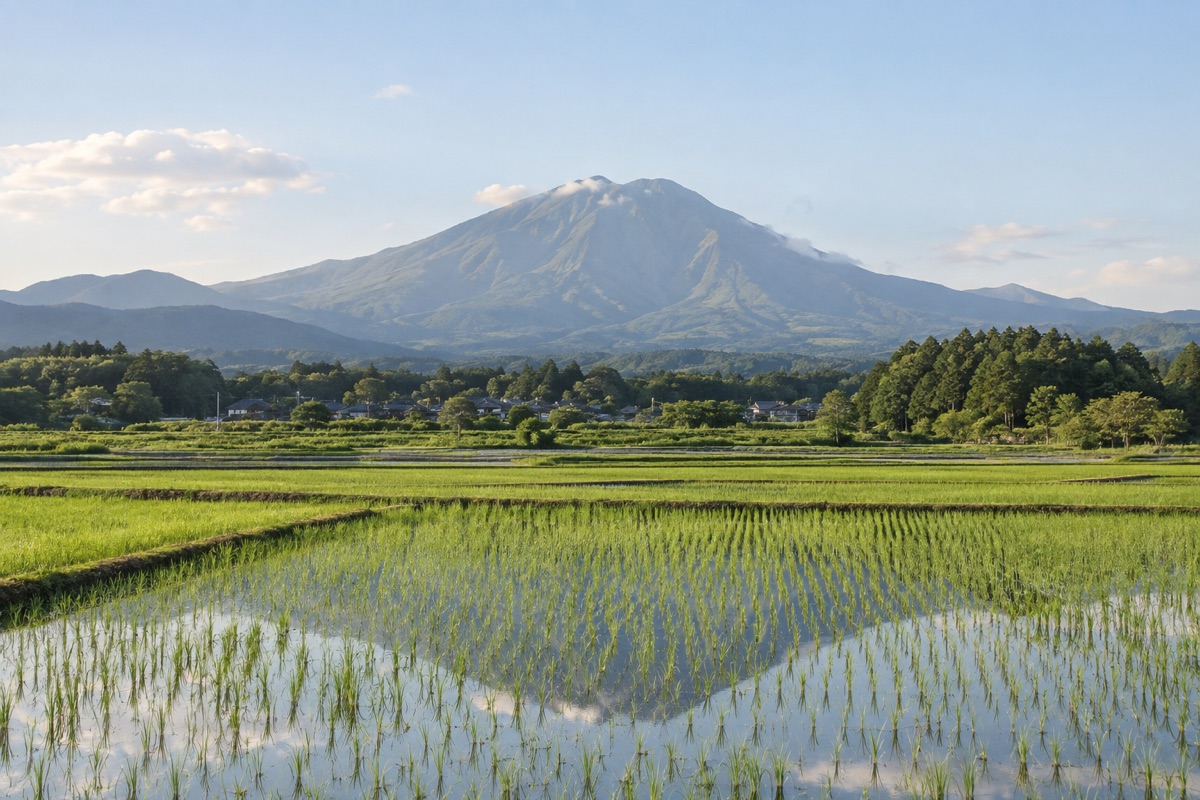 植田正治写真美術館をテーマにしたAI生成イメージ