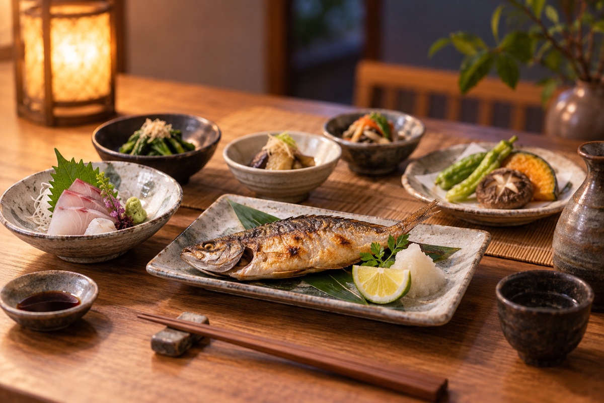 旬海料理 ぎんりんをテーマにしたAI生成イメージ
