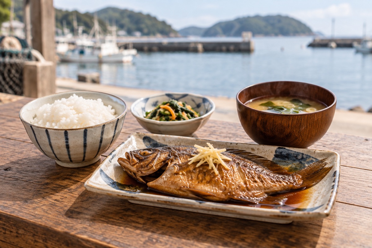 おふくろの味 いか太郎をテーマにしたAI生成イメージ