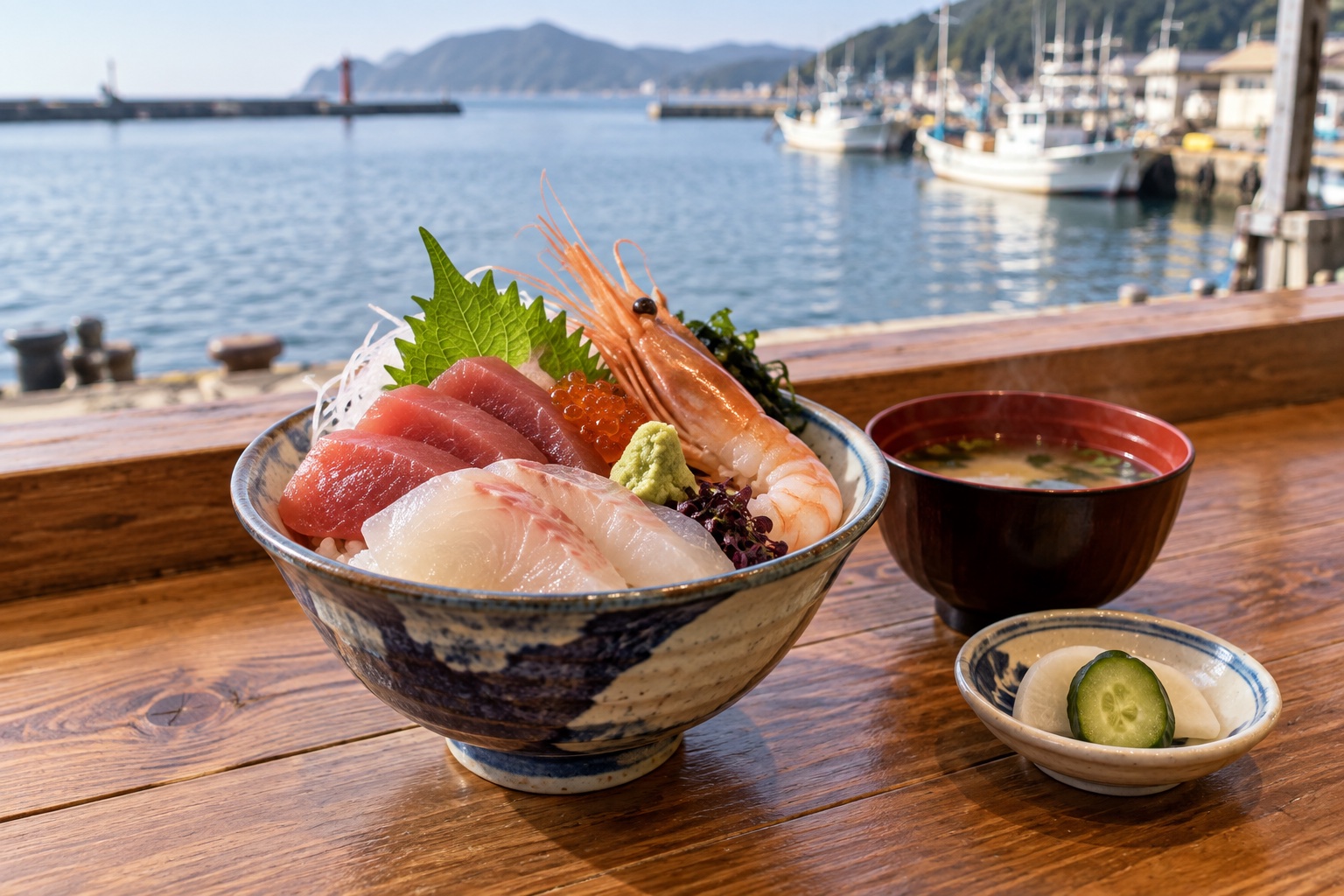 AI-generated illustration inspired by Karoichi Seafood Market