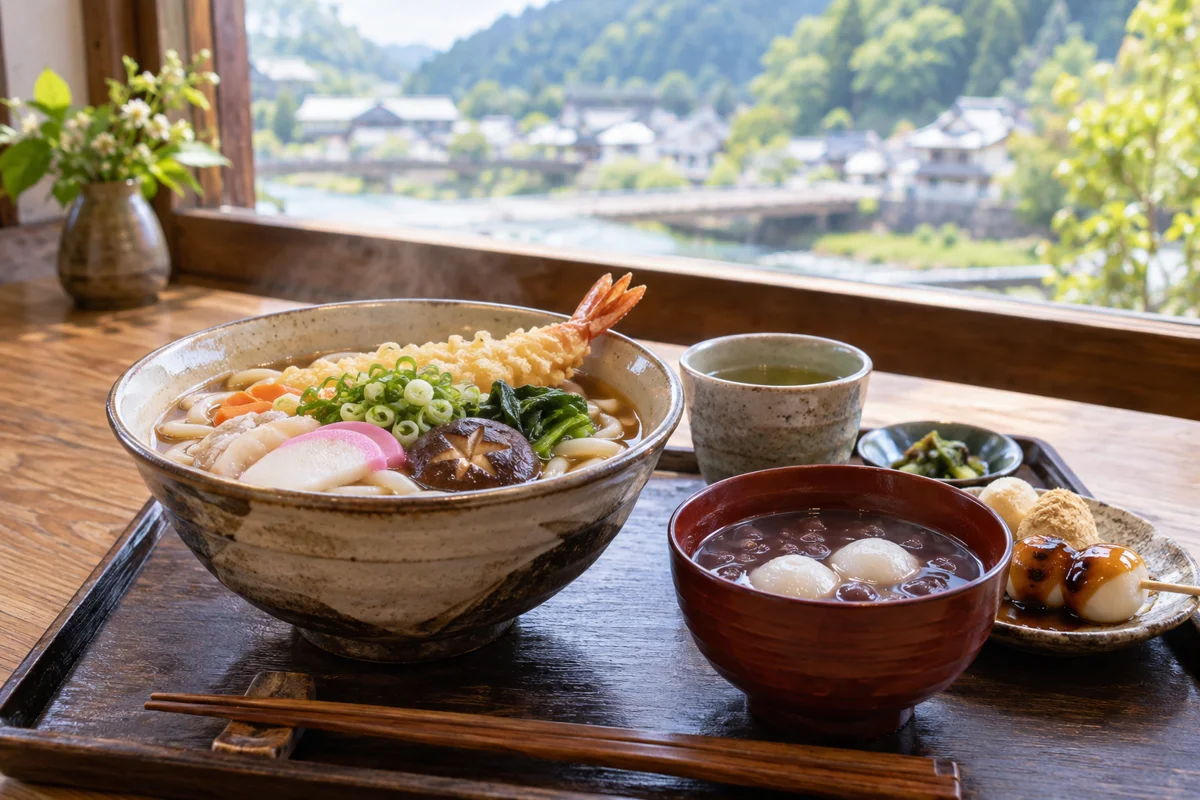 みのやをテーマにしたAI生成イメージ