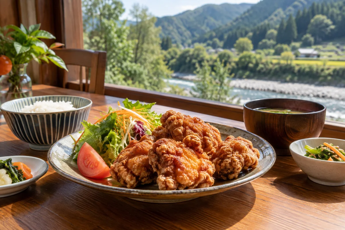 味処 柿の里をテーマにしたAI生成イメージ